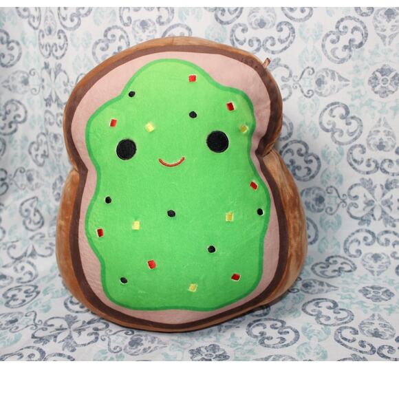 Squishmallows Sinclair the Avocado Toast 12" Stuffed‎ Plush - Picture 1 of 9